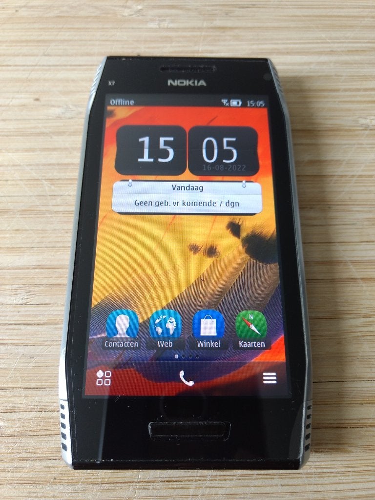 Nokia X7-00 - Klassieke smartphone met 8MP camera, Touchscreen, Ophalen of Verzenden, Zo goed als nieuw, Klassiek of Candybar