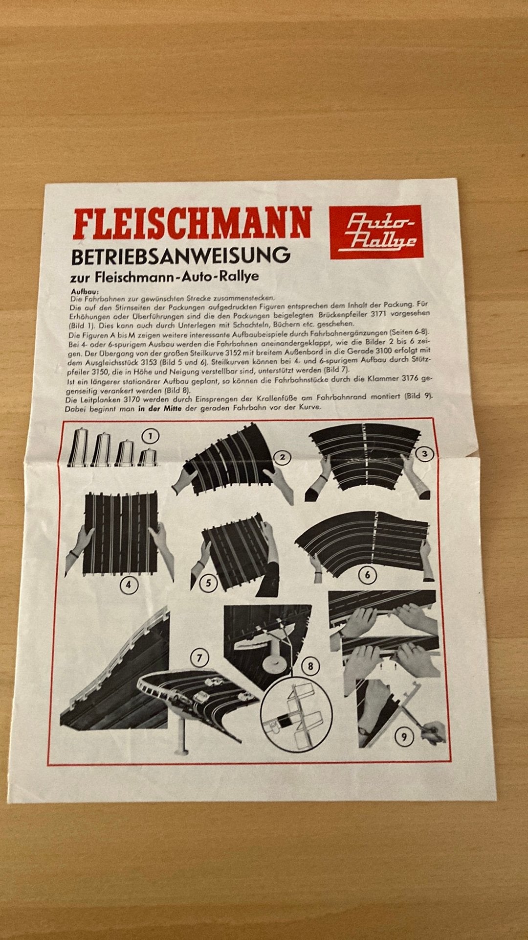 Fleischmann gebruiksaanwijzing, Ophalen of Verzenden, Gebruikt