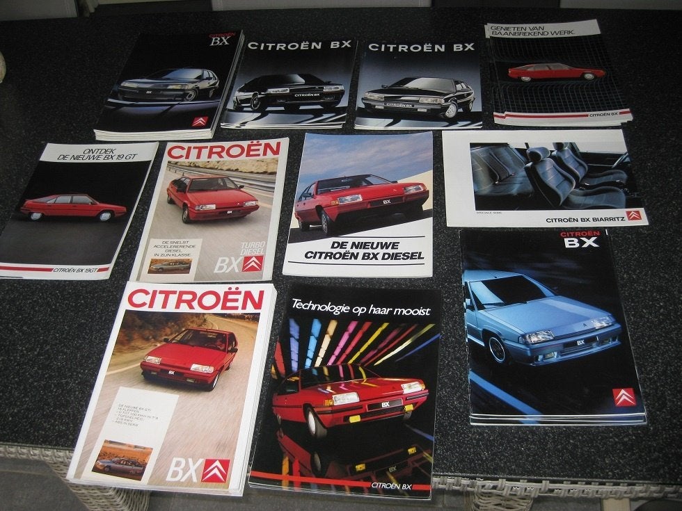 Citroen brochures, Ophalen, Gelezen, Citroën