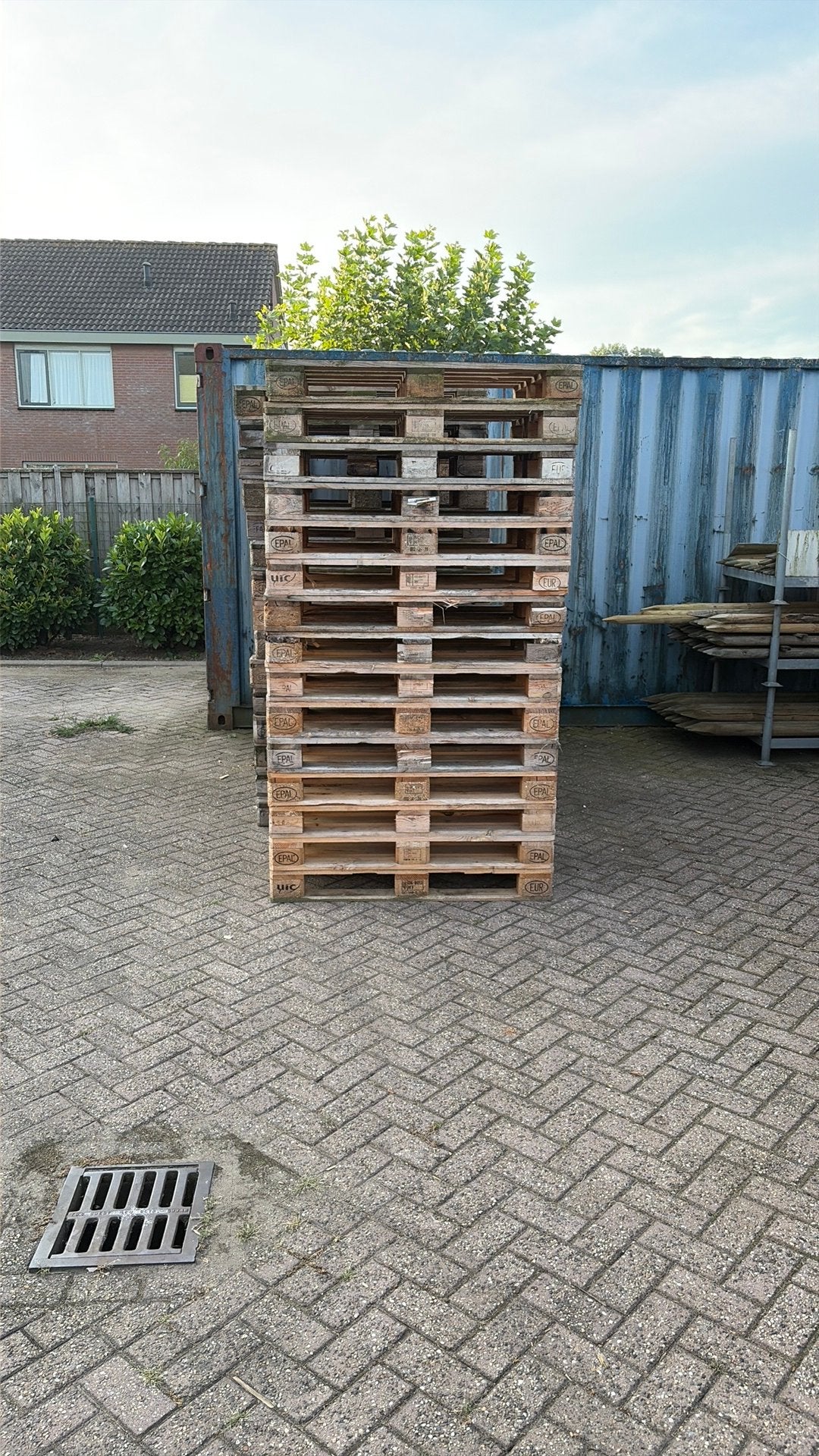 Europallets te koop, Ophalen, Zo goed als nieuw, Pallet, Minder dan 200 cm