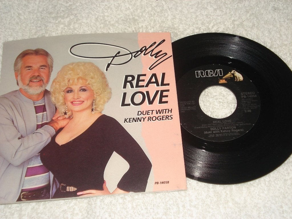 Dolly Parton  Real Love   Hoes  USA   Orgineel, Fotohoes, Ophalen of Verzenden, Zo goed als nieuw, Pop