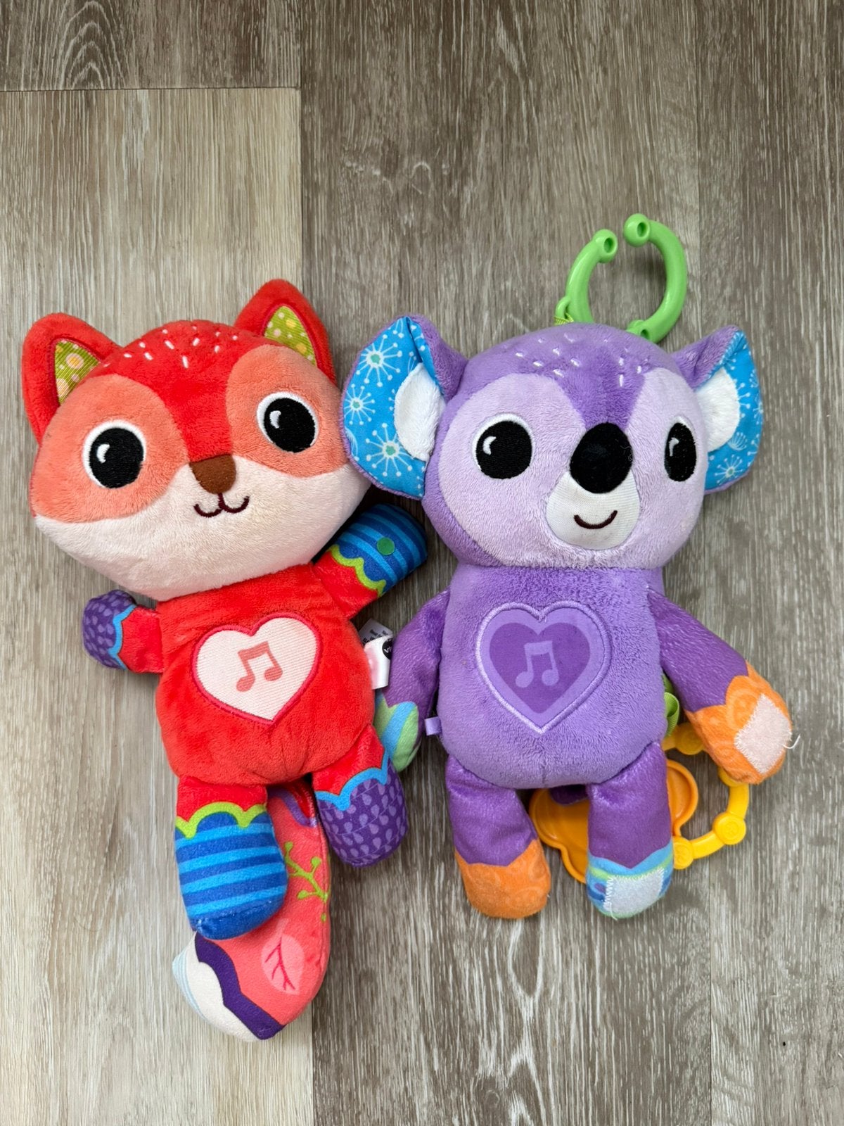 Vtech knuffel koala en vosje, Ophalen of Verzenden, Gebruikt, Overige typen