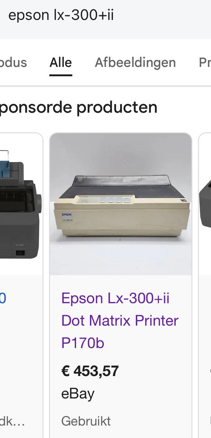 Printer Epson LX-300-II Nieuw, Computers en Software, Printers, Ophalen of Verzenden, Nieuw, Printer