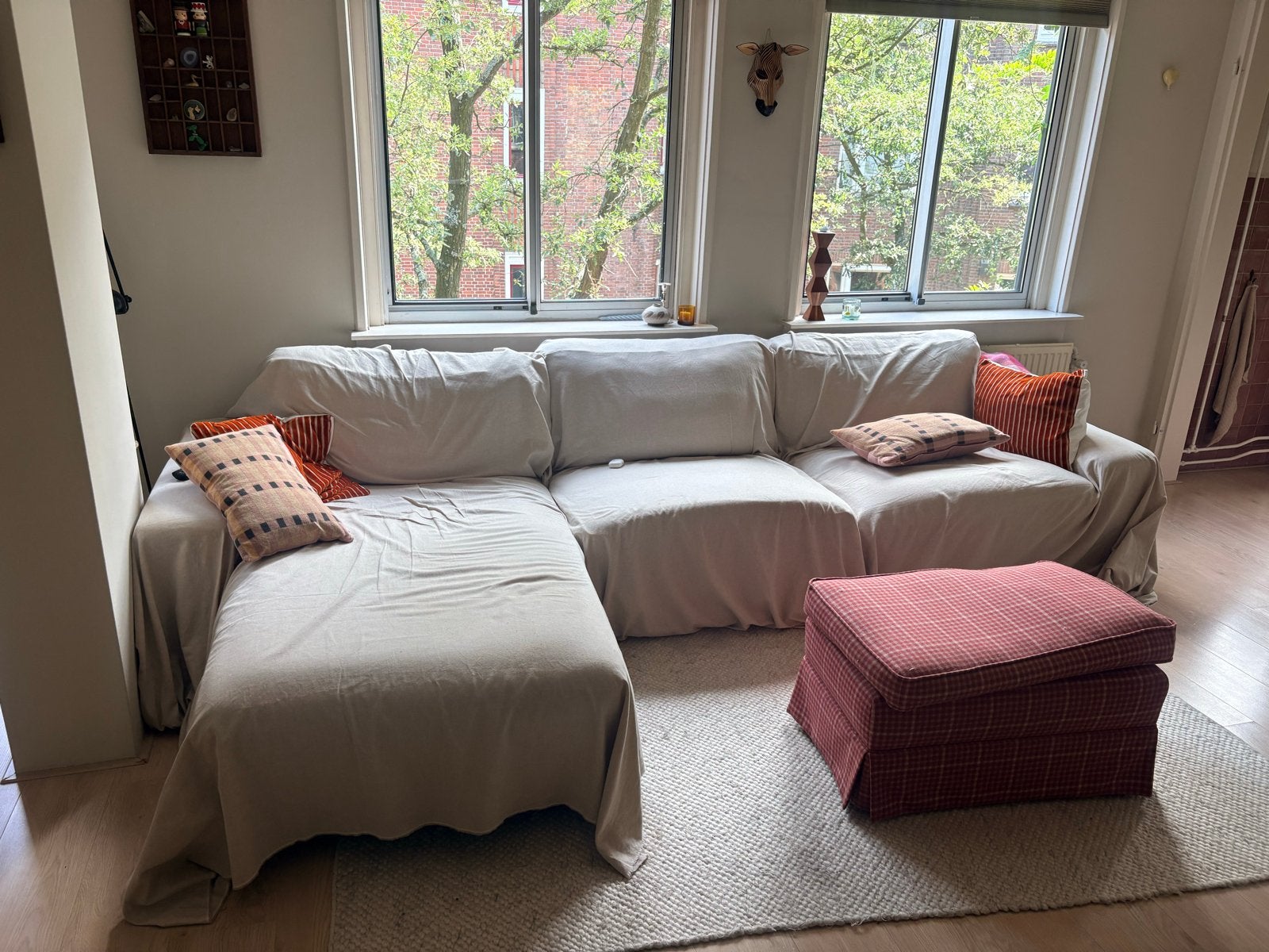 Ikea Kivik hoekbank met chaise longue - gratis ophalen, Huis en Inrichting, Banken | Bankstellen, Ophalen, 250 tot 300 cm, Gebruikt