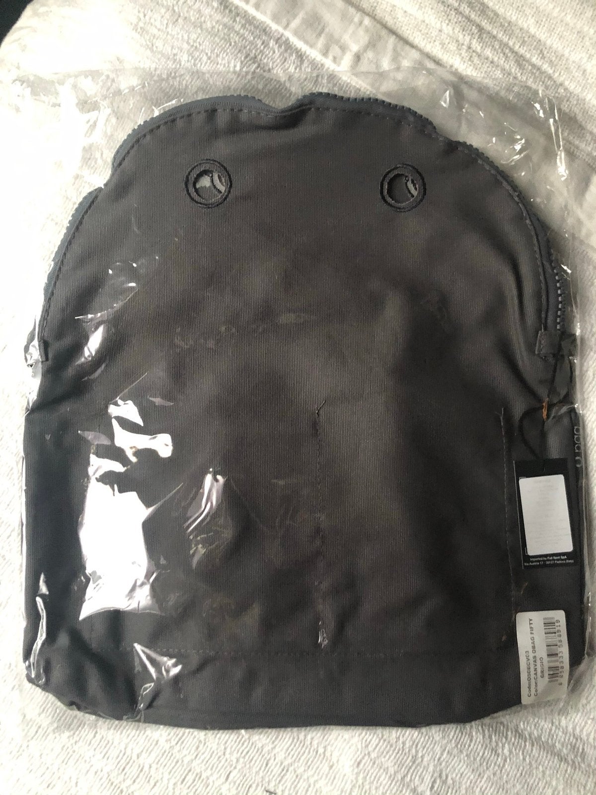 Nieuwe grijze canvas binnentas voor de o-bag fifty., Sieraden, Tassen en Uiterlijk, Tassen | Damestassen, Ophalen of Verzenden