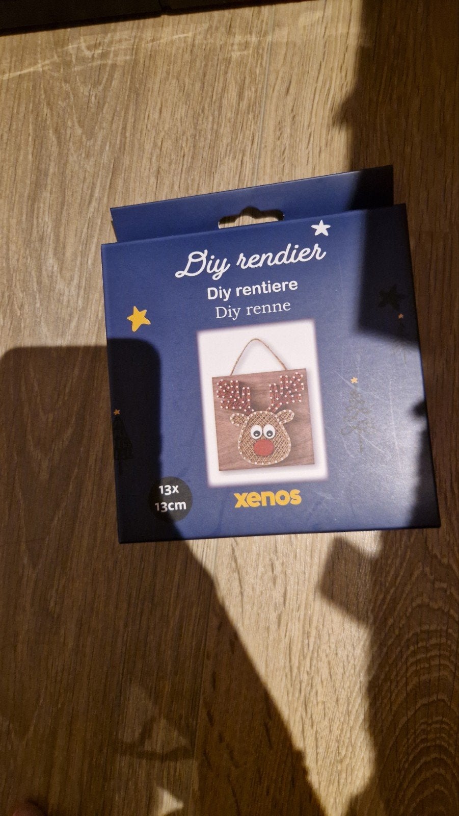DIY Rendier Knutselset Xenos 13x13cm, Ophalen