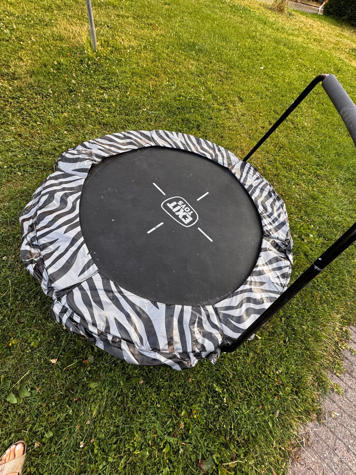 Exit Toys tiggy junior Trampoline - Zebra Print, Kinderen en Baby's, Speelgoed | Buiten | Trampolines, Ophalen, Gebruikt