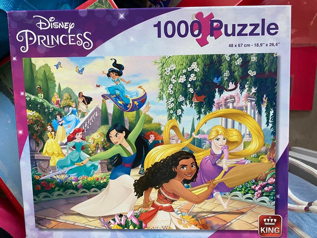Disney puzzel 1000 stukjes, Ophalen of Verzenden, Meer dan 50 stukjes, Gebruikt, 6 jaar of ouder