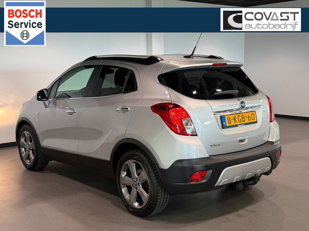 Opel Mokka 1.6 Cosmo Trekhaak|Navigatie|Camera|Stoelverw., Auto's, Euro 5, Gebruikt, Zwart, 4 cilinders
