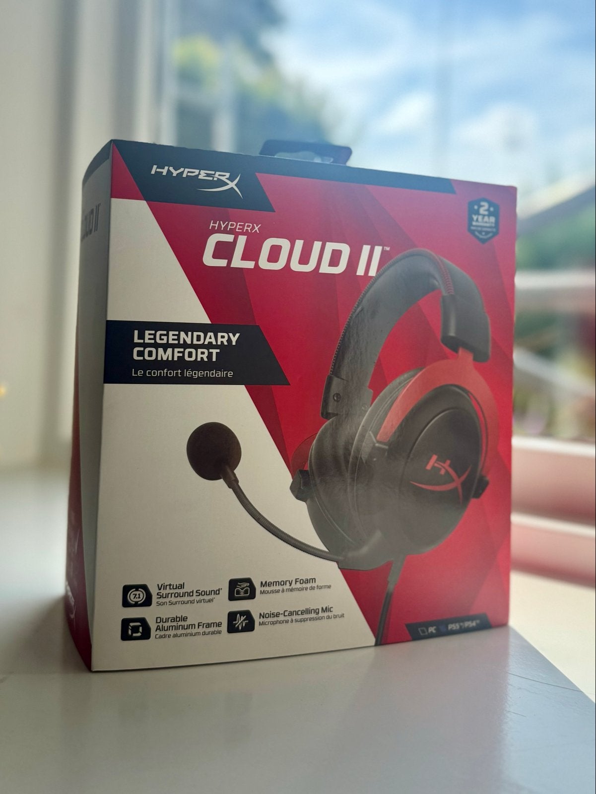 HyperX Cloud II Gaming Headset - z.g.a.n, Ophalen of Verzenden, Zo goed als nieuw, Overige merken, Surround