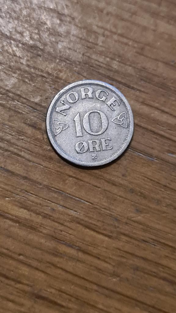 Noorwegen - 10 Ore 1954 (D2), Verzenden, Overige landen, Losse munt