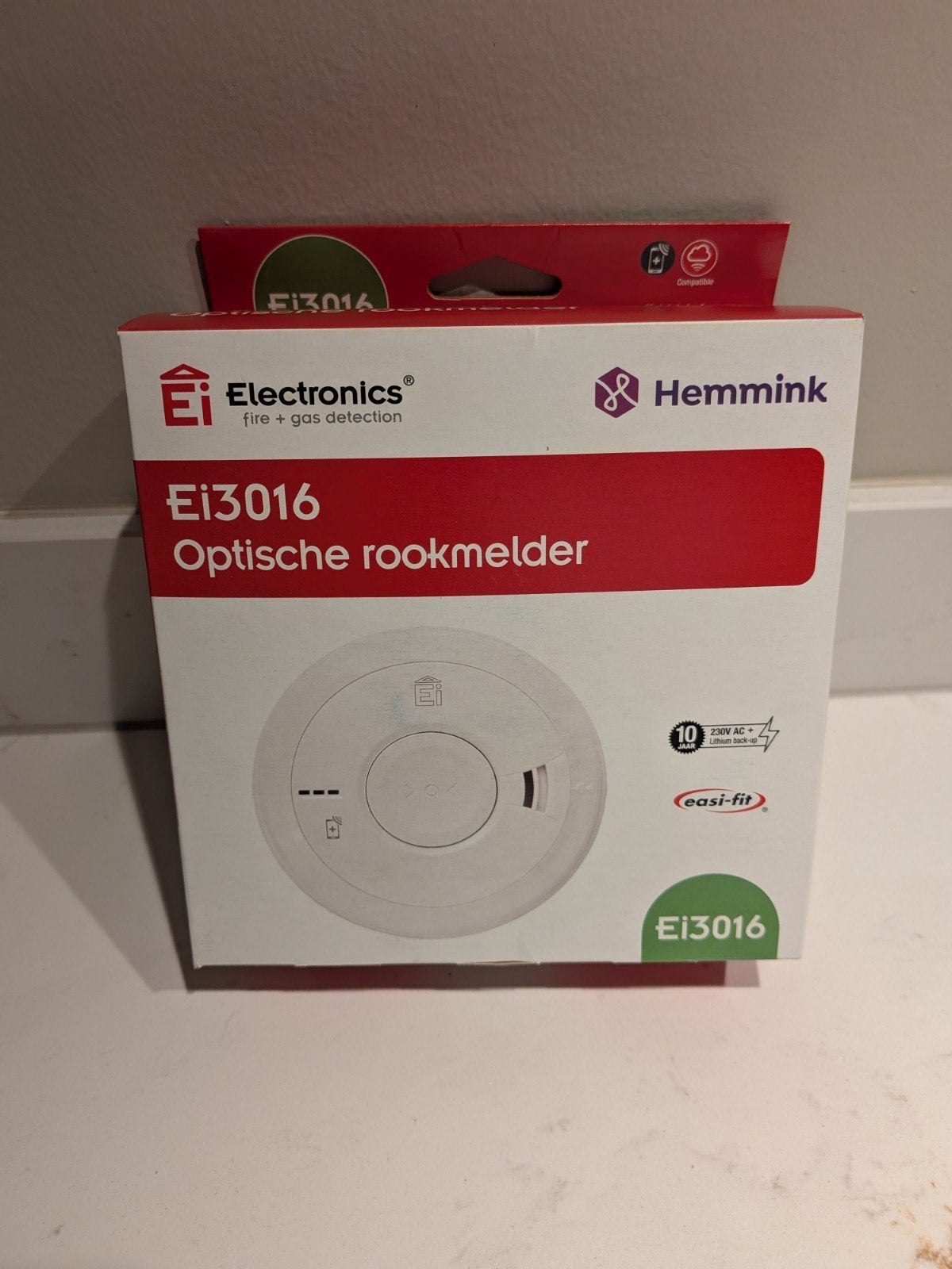 Hemmink Ei Electronics Ei3016 Optische Rookmelder nieuw!, Ophalen of Verzenden, Nieuw, Detector, Sensor of Melder, Rook
