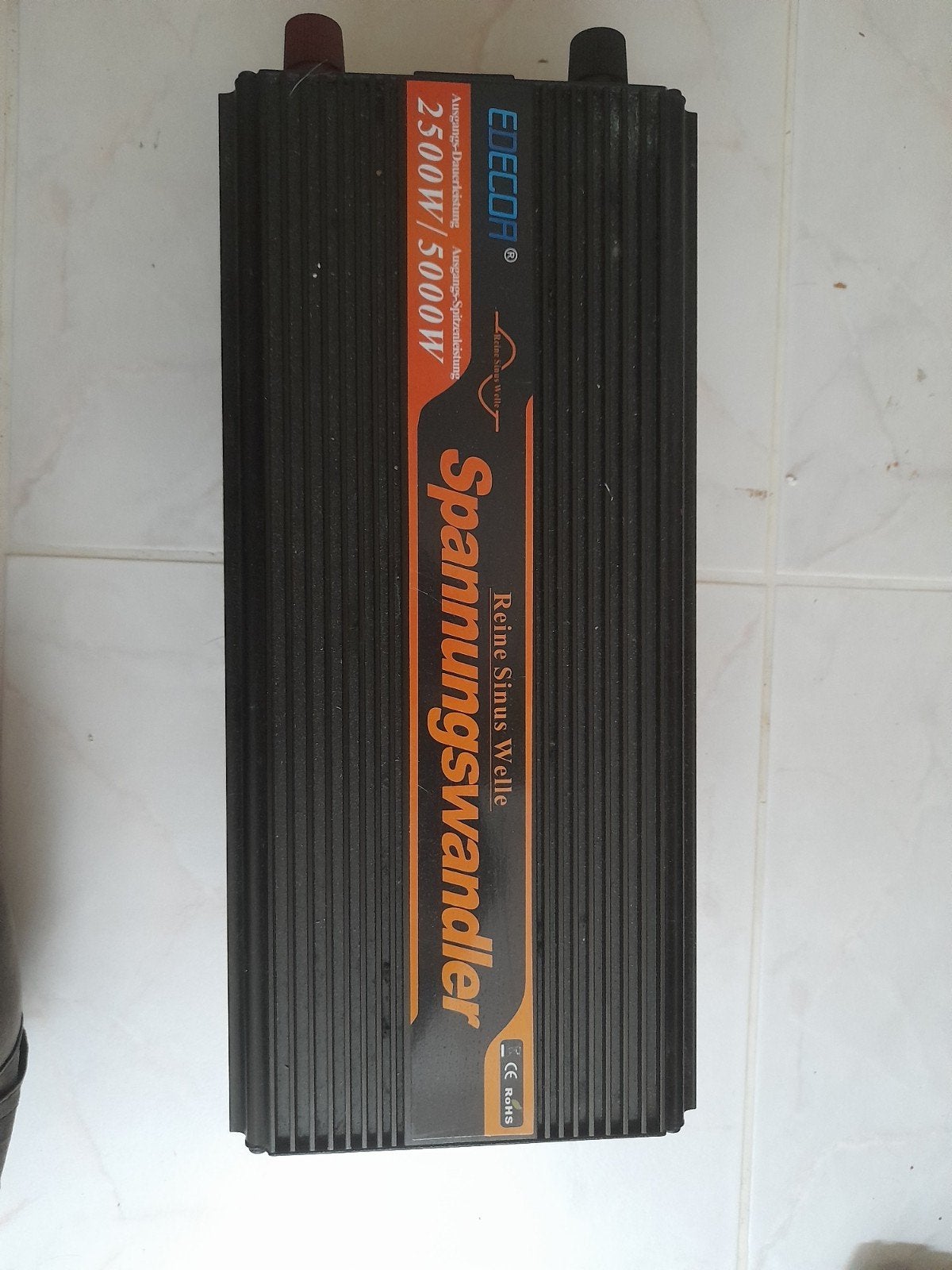 Edecoa Spanningomvormer 2500W/5000W Pure Sinus, Ophalen of Verzenden