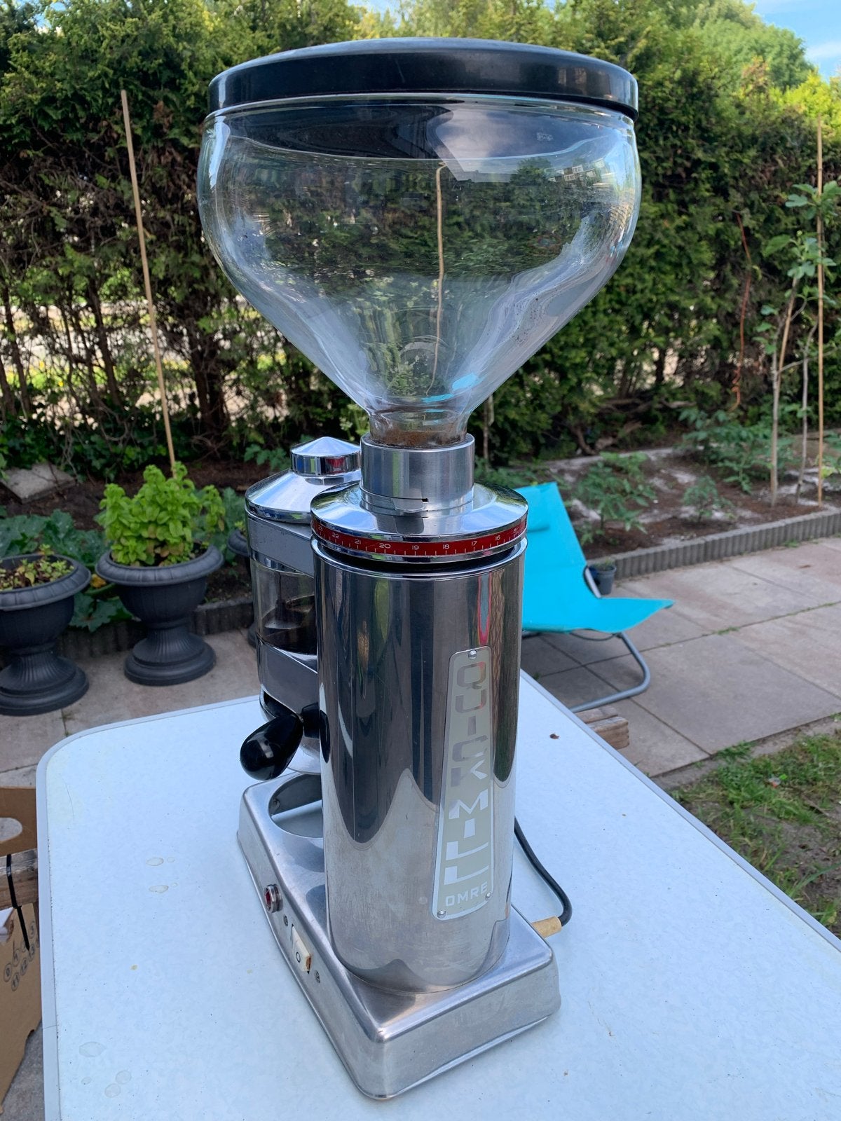 Professionele Koffiemolen - OMRE - Gebruikt, Witgoed en Apparatuur, Koffiezetapparaten, Ophalen, Gebruikt, Overige modellen, 10 kopjes of meer