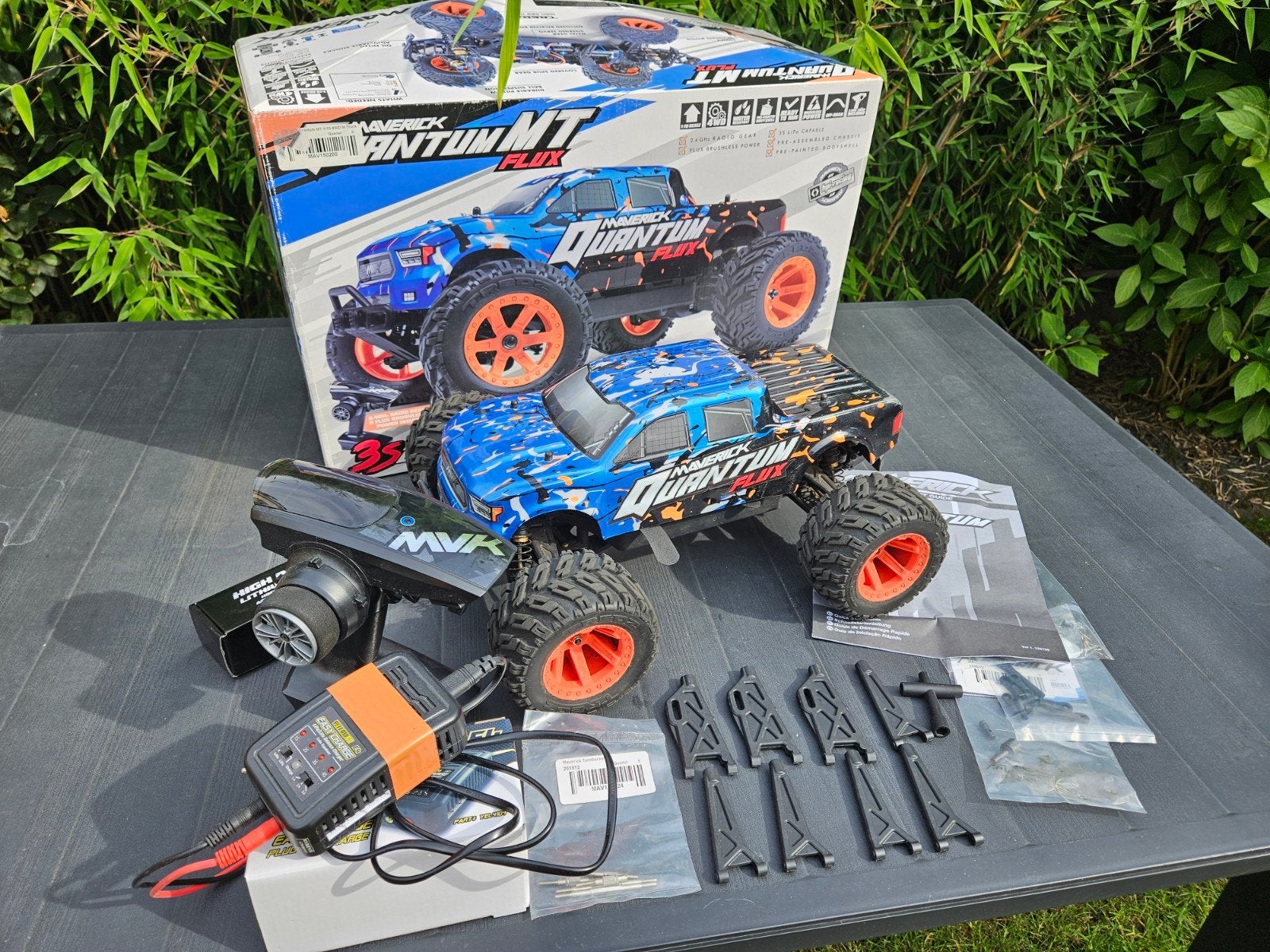 Maverick Quantum MT Flux RC Truck - afstand bestuurbare auto, Elektro, Gebruikt, Auto offroad, Ophalen of Verzenden