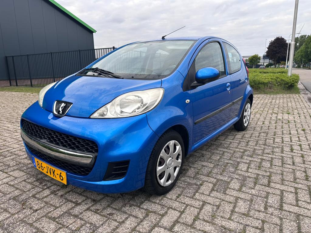 Peugeot 107 1.0 12V 5DR 2009 Blauw Airco NIEUW koppeling, Auto's, Voorwielaandrijving, 68 pk, Origineel Nederlands, Handgeschakeld
