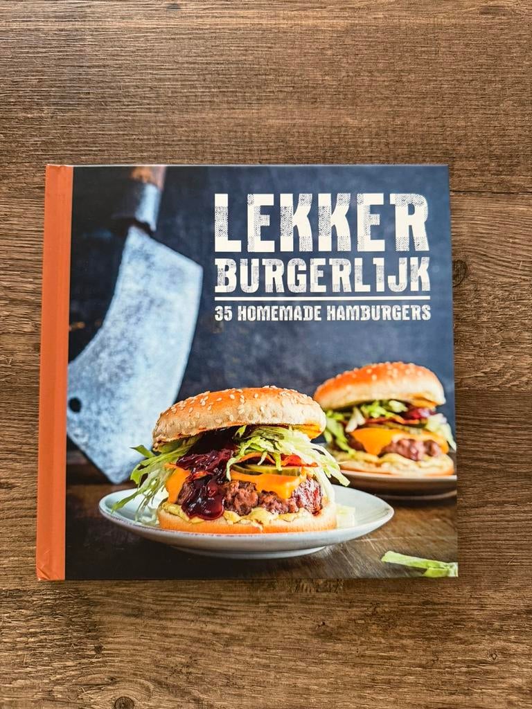 Lekker burgerlijk - 35 homemade hamburgers, Ophalen of Verzenden, Zo goed als nieuw