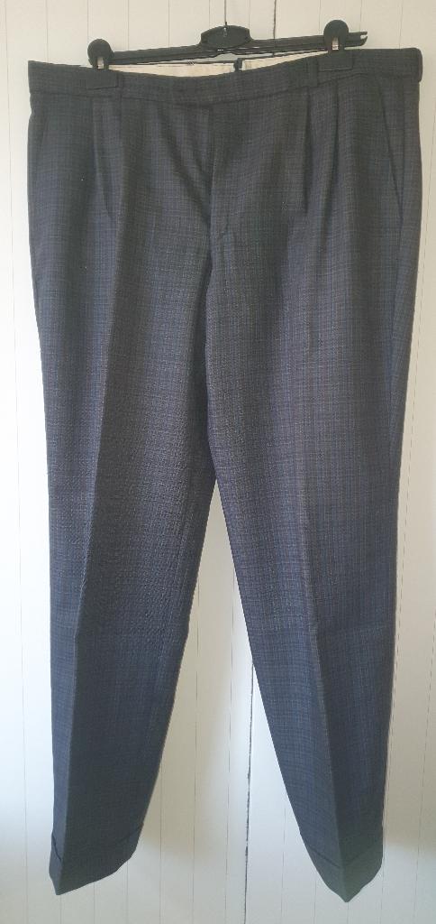 Grijze heren pantalon maat 26 wol, Ophalen of Verzenden, Zo goed als nieuw, Grijs
