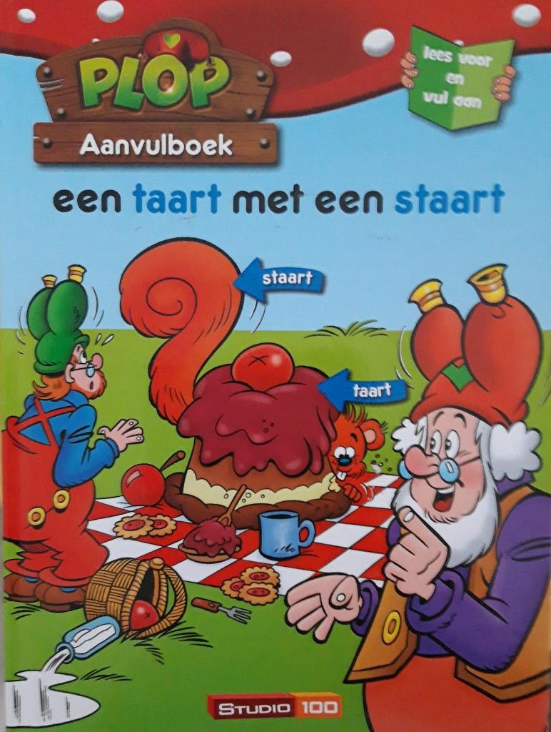Plop Studio 100 Een taart met een ...... AANVULBOEK