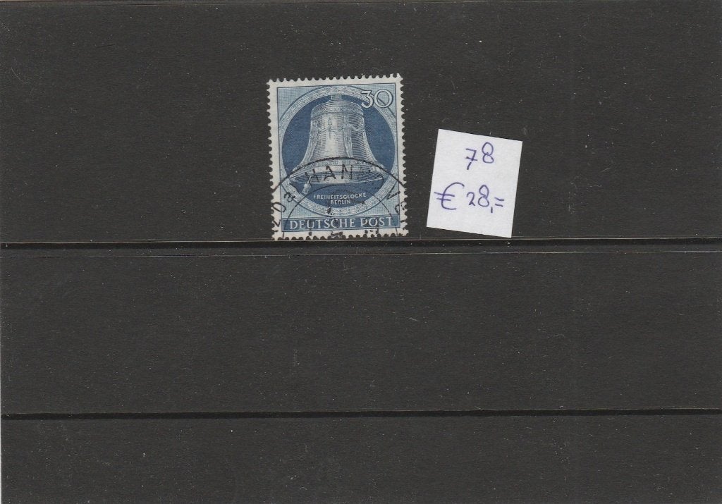 deutsche post- mi 78, Ophalen of Verzenden, BRD