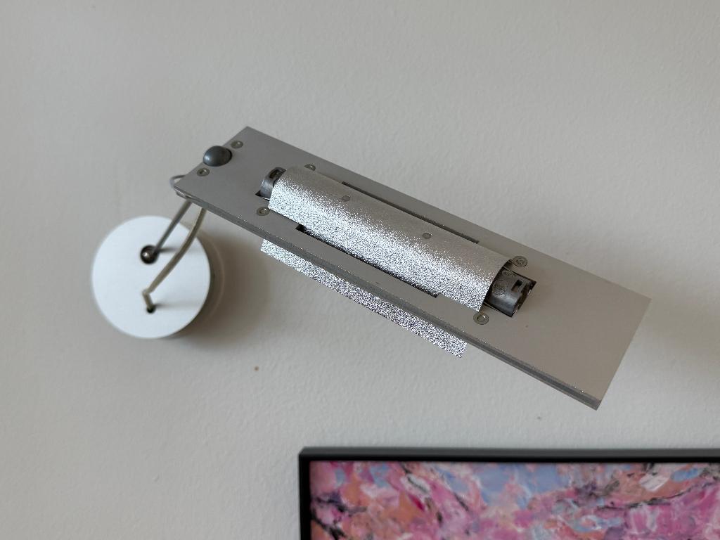 'Wandering Finger Wall' lamp van Ingo Maurer, Ophalen, Zo goed als nieuw, Metaal, Moderne aluminium wandlamp