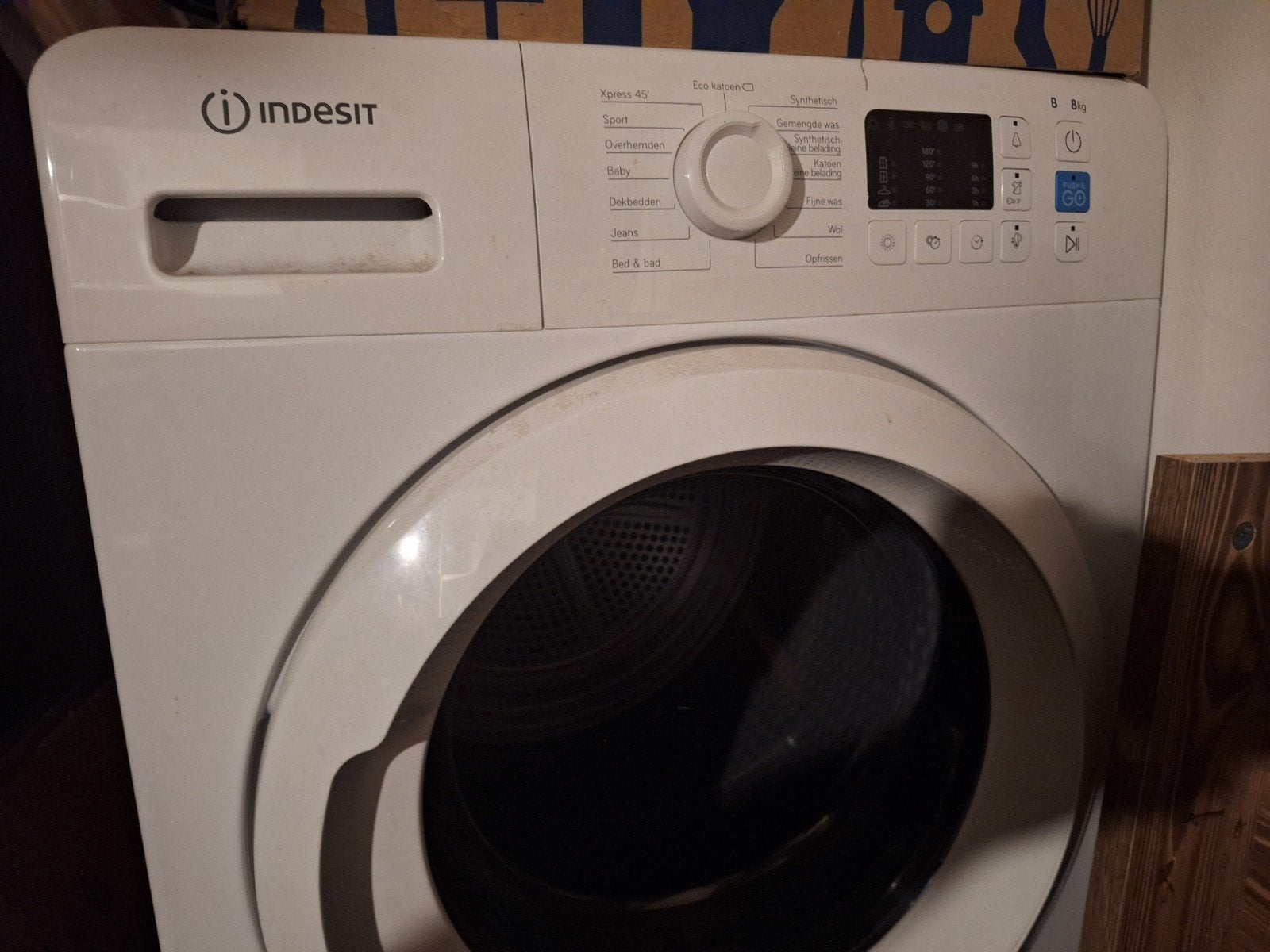 Wasdroger, Witgoed en Apparatuur, Ophalen, Gebruikt, Luchtafvoer, 85 tot 90 cm