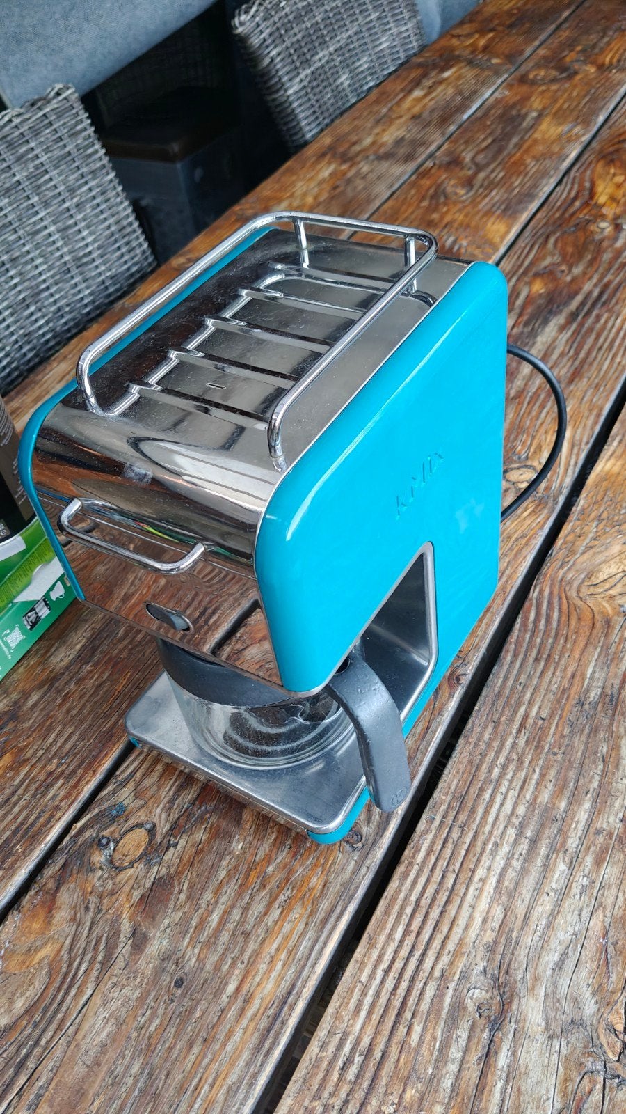 Kenwood Kmix filter Koffiezetapparaat - Turquoise, Ophalen, Gebruikt, Koffiemachine, Gemalen koffie