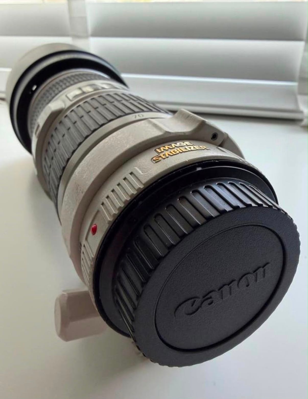 Canon EF 70-200mm f/4 L IS USM Telelens, Canon, Autofocus, Zo goed als nieuw, Canon EF