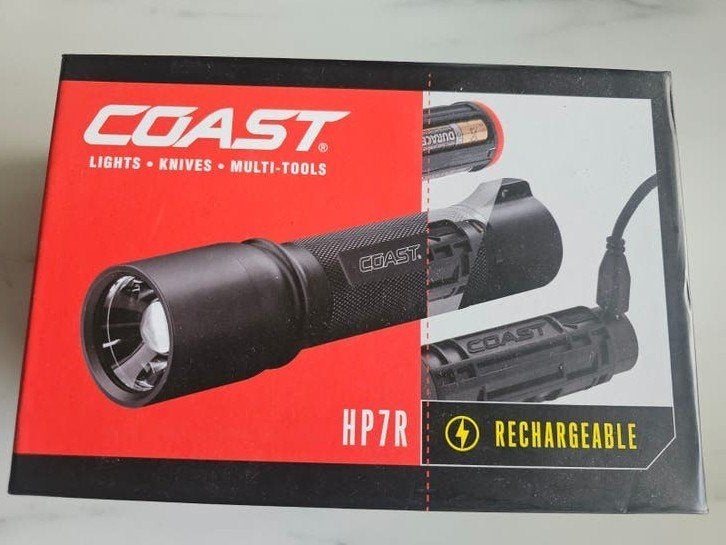 Coast HP7R Oplaadbare LED Zaklamp -  nieuw, Ophalen of Verzenden, Nieuw