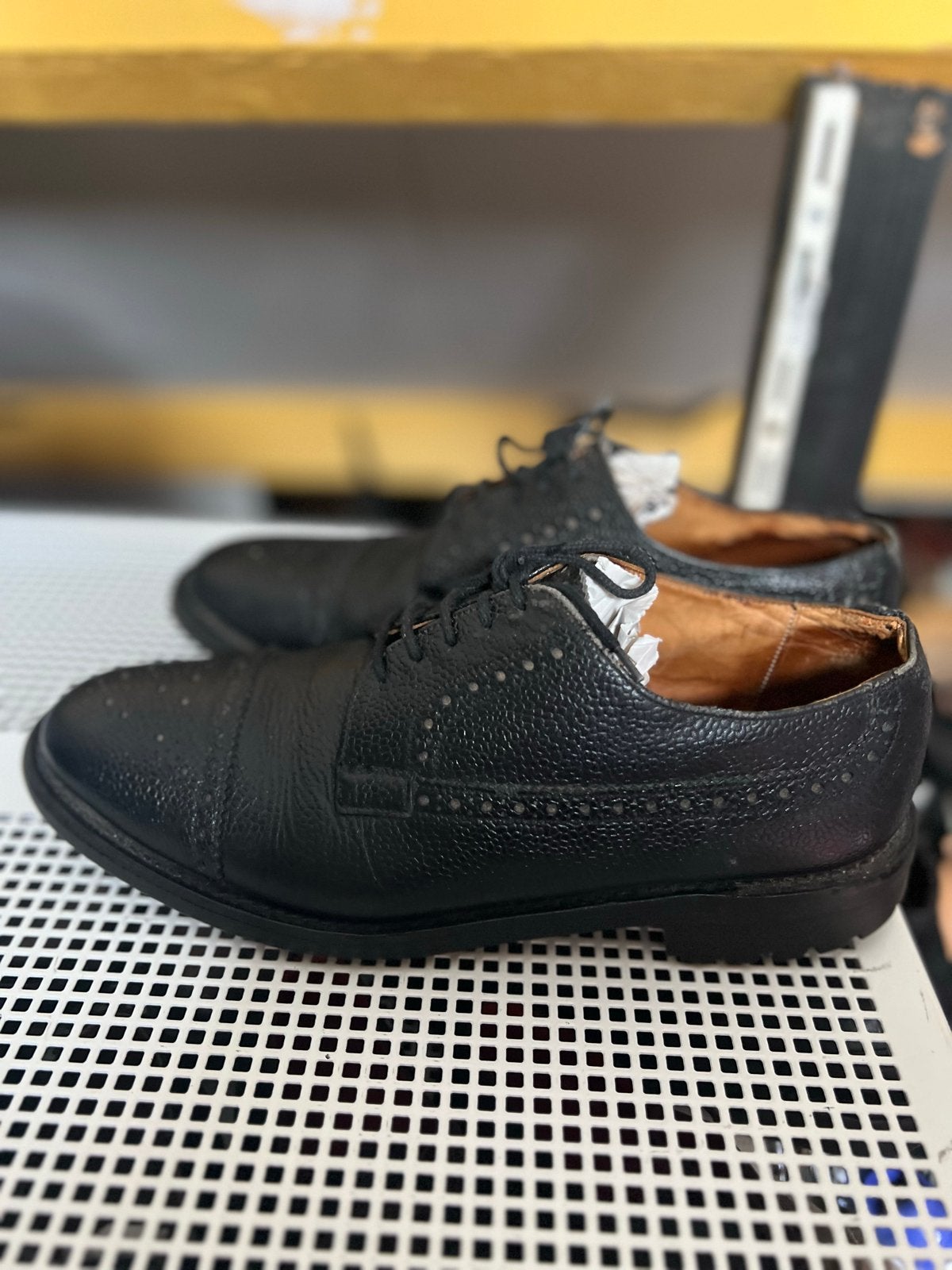 K Shoes Goodyear Welt Nette Schoenen Zwart maat 41,5, Kleding | Heren, Ophalen of Verzenden, Gedragen, Zwart, Veterschoenen