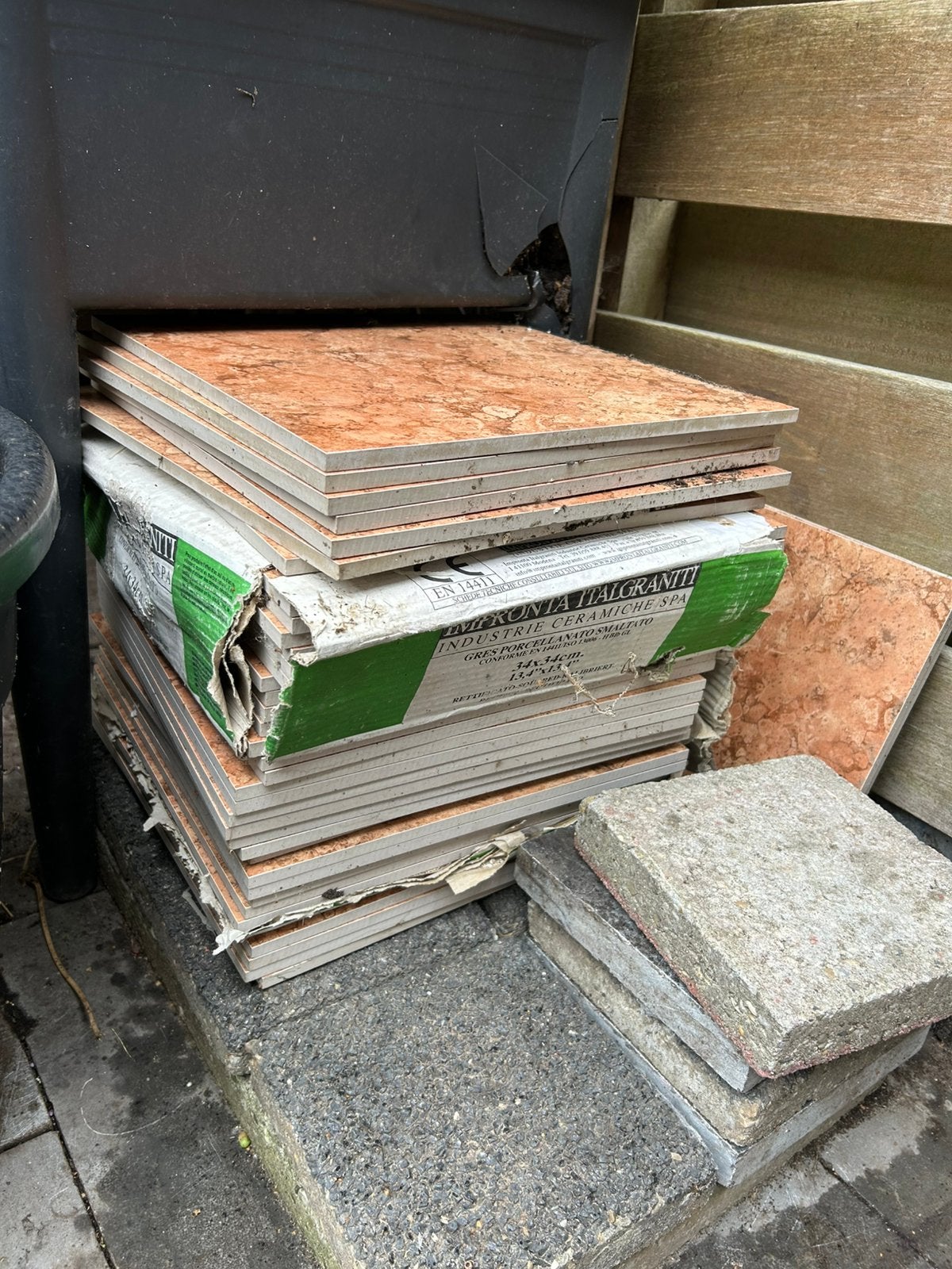 Gratis, Ophalen, Zo goed als nieuw, Beton, Klinkers