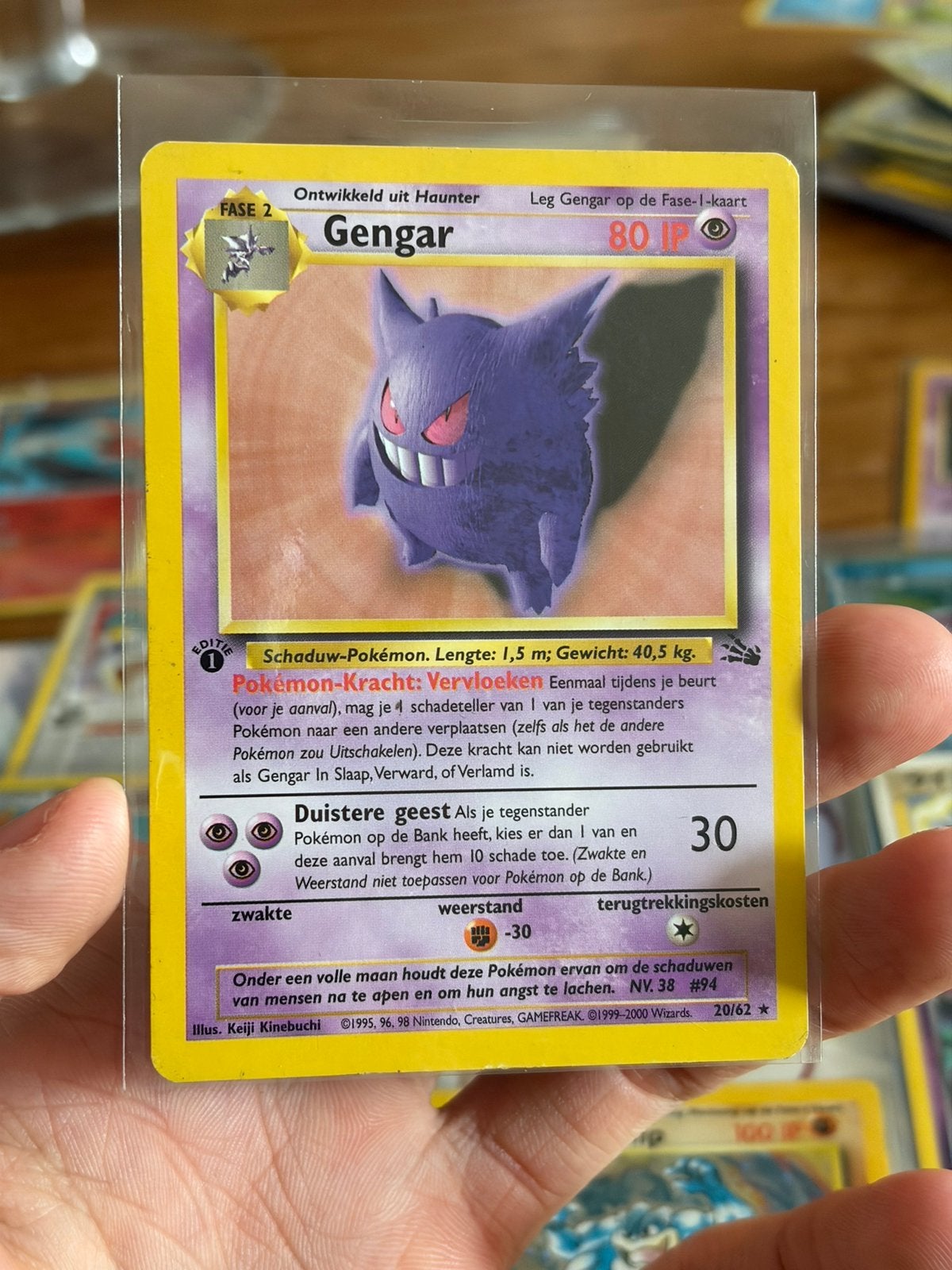 Gengar #20 first edition NL, Hobby en Vrije tijd, Ophalen of Verzenden, Zo goed als nieuw