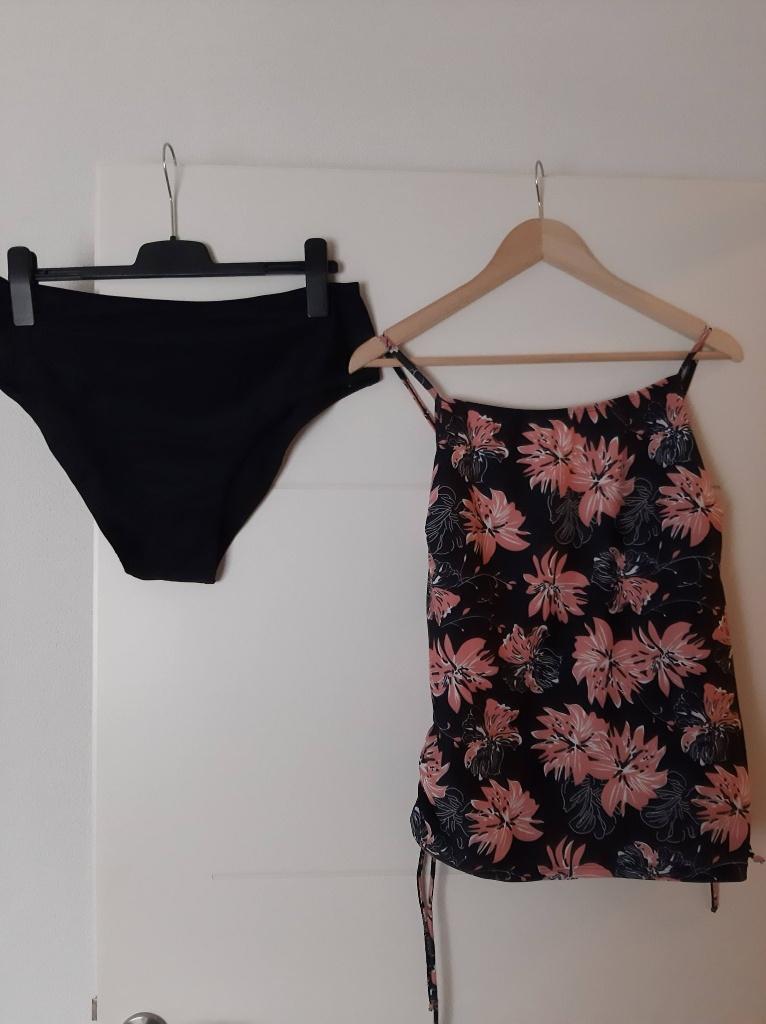 ZGAN Tankini maar 1x gedragen Mt XXL, Kleding | Dames, Grote Maten, Ophalen of Verzenden, Nieuw, Zwart, Lingerie of Zwemkleding