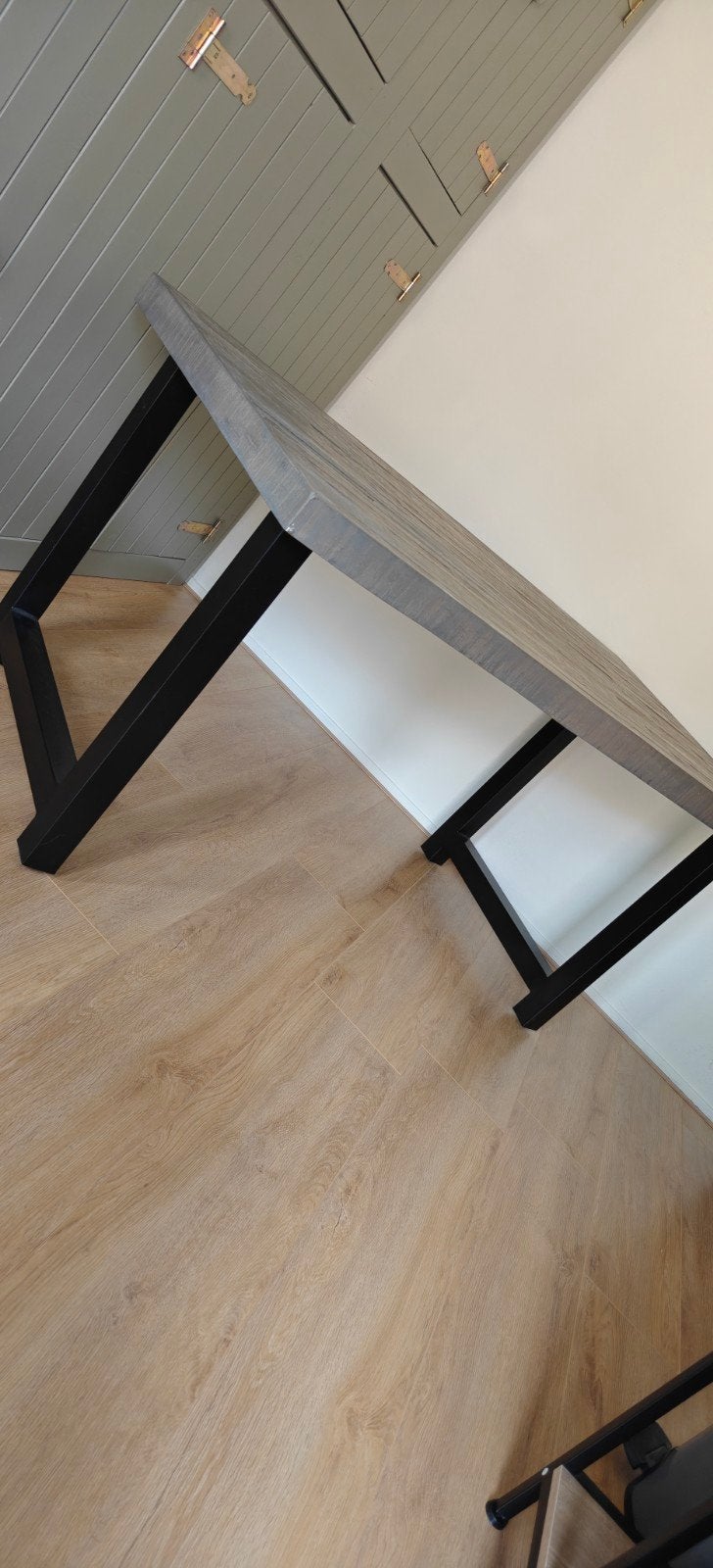 Industriële eettafel van Sfeer 165x85, Ophalen, 50 tot 100 cm, Zo goed als nieuw, 150 tot 200 cm