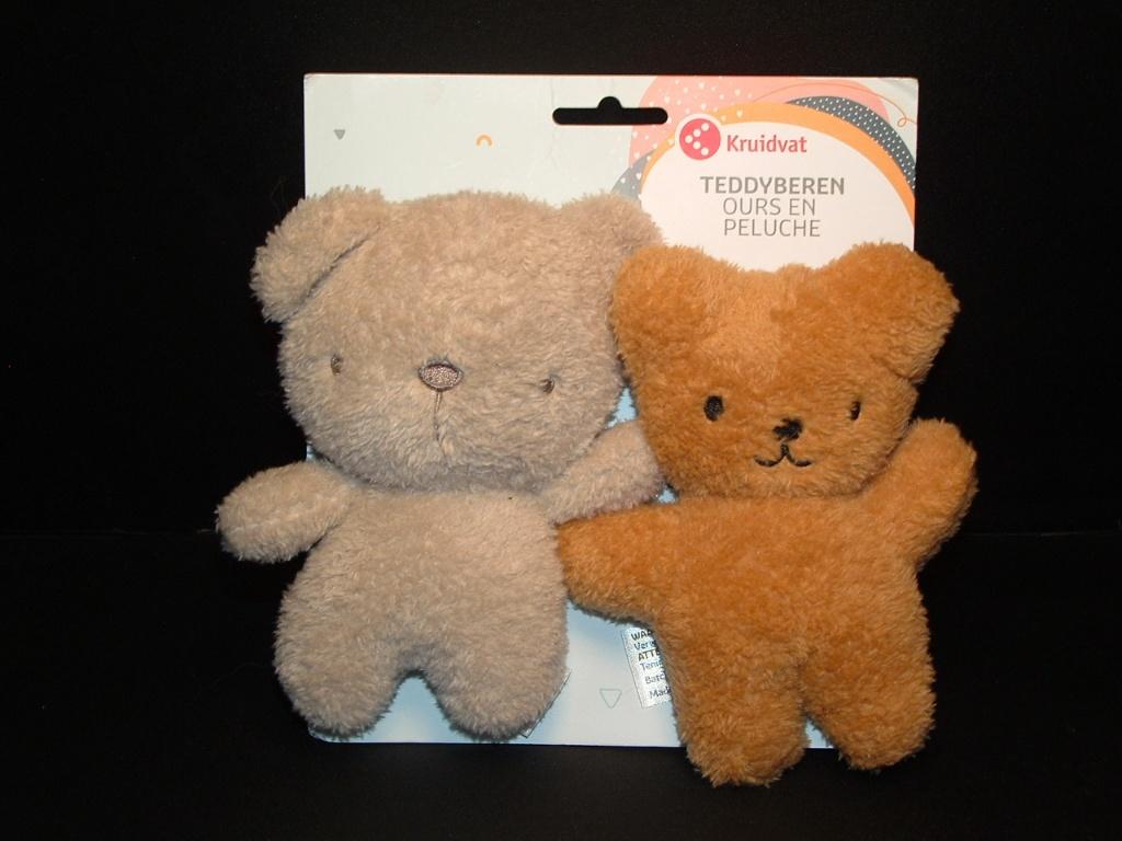 EVORA KRUIDVAT BEREN MET GROOT HOOFD PLUCHE BEIGE M, Verzenden, Nieuw, Overige typen