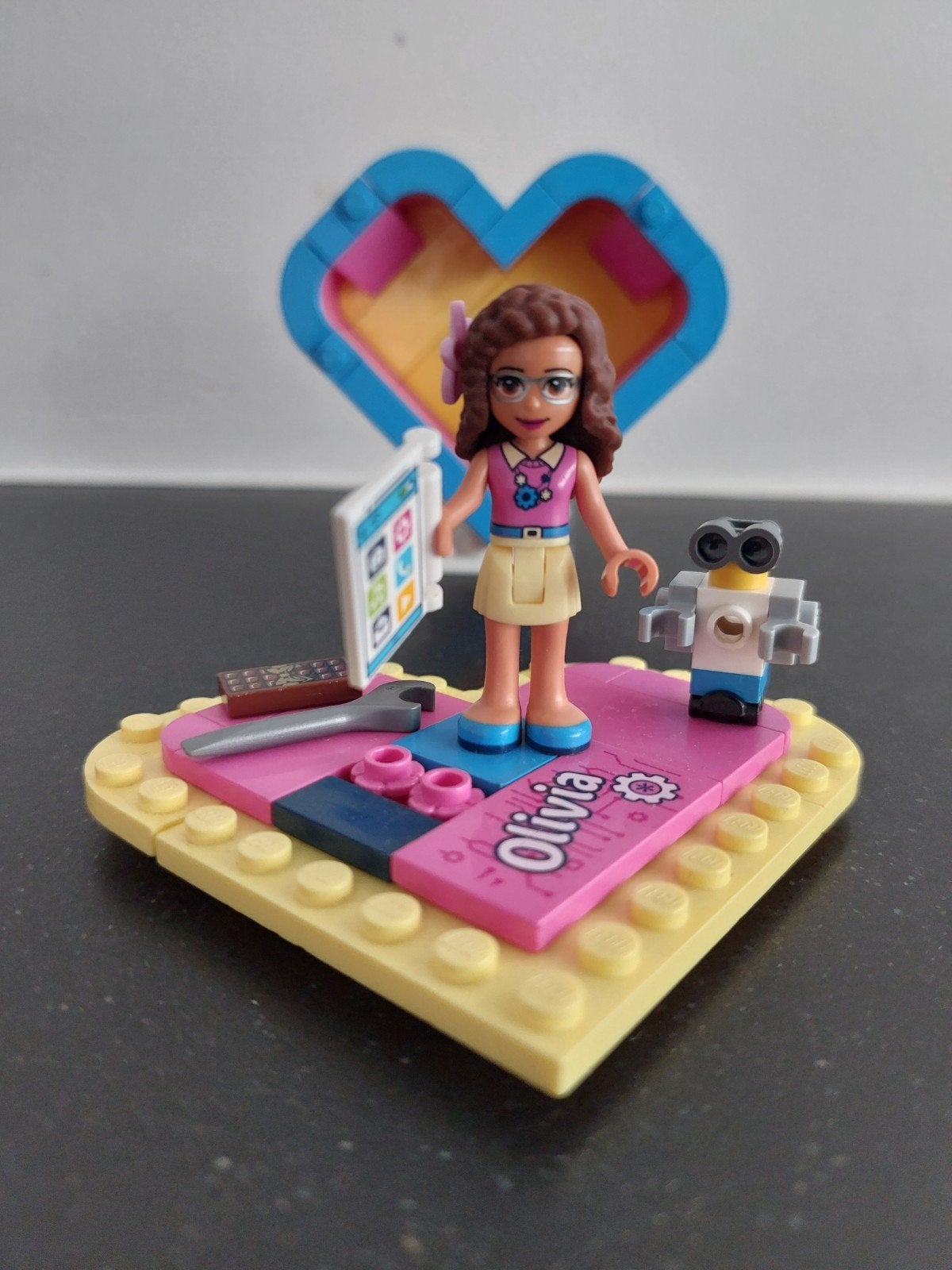 Lego Friends Olivia's Hartvormig doosje 41357, Lego, Friends, Ophalen of Verzenden, Zo goed als nieuw
