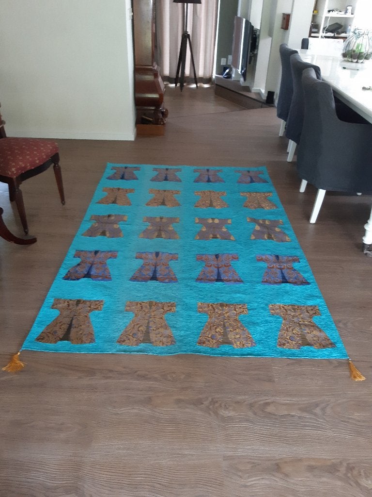 sierkleed, Ophalen, Rechthoekig, 200 cm of meer, 100 tot 150 cm