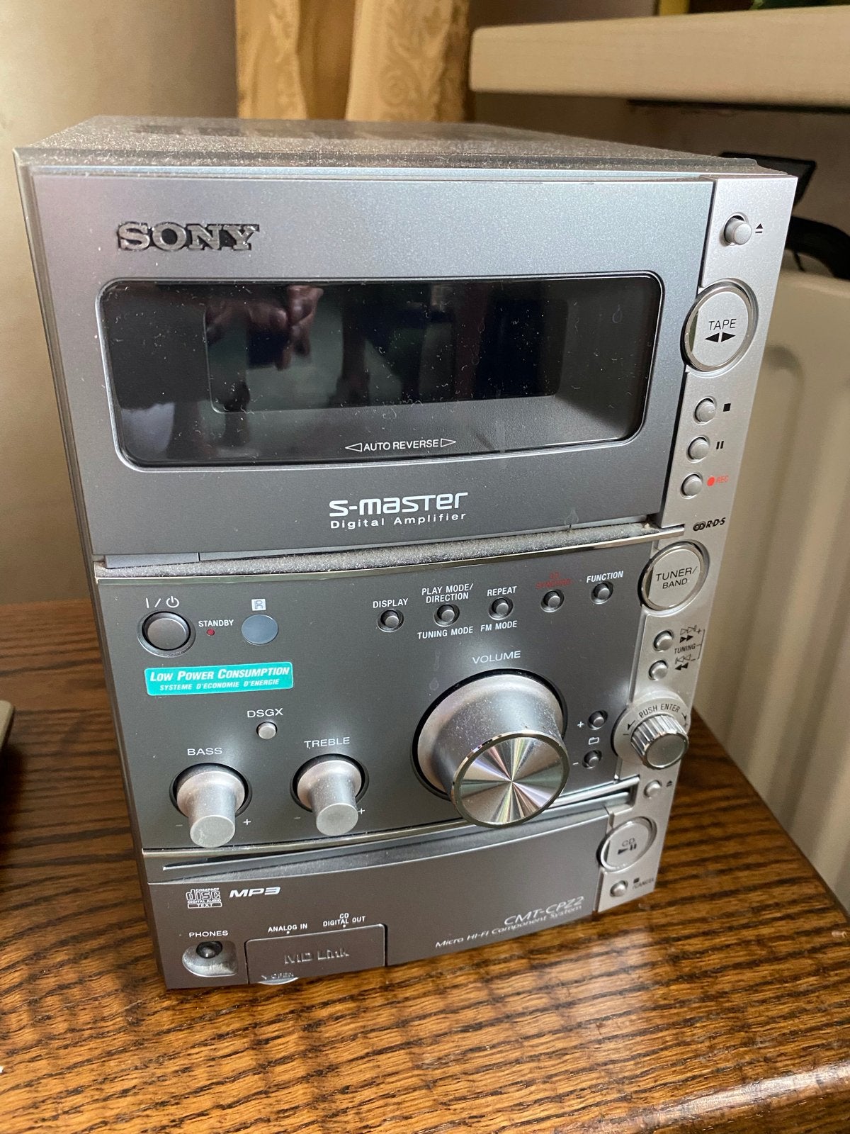 Sony S-=master cd en cassette met 2 boxen, Audio, Tv en Foto, Stereo-sets, Ophalen, Gebruikt, Cassettedeck, Microset