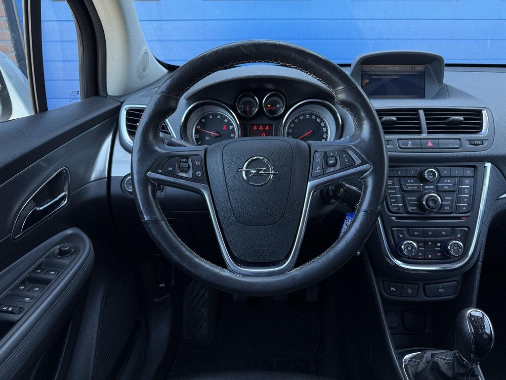 Opel Mokka 1.4 T Cosmo 4x4 | Nav | Leer | Led | Fietsdrager, Auto's, Opel, Stof, Gebruikt, Euro 6, 4 cilinders