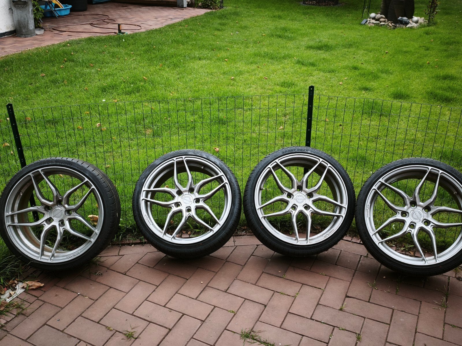 Concaver CVR3 velgen met banden 19 , 5x120 , 225/35 ,255/30, Ophalen, Gebruikt
