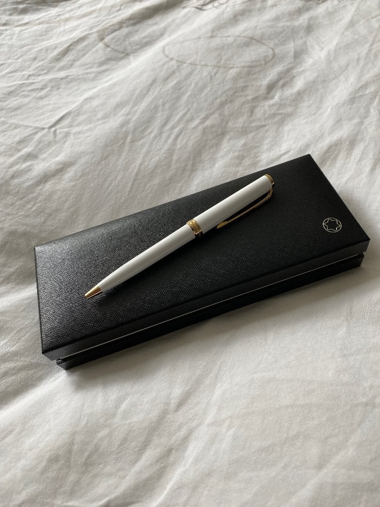 Montblanc PIX White & Gold Balpen - Inclusief Originele Doos, Ophalen, Balpen, Nieuw, Met doosje