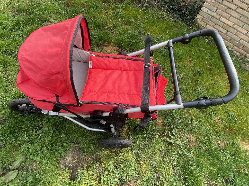 Urban Jungle Kinderwagen, one three hill compleet, Gebruikt, Verstelbare duwstang, Combiwagen, Ophalen