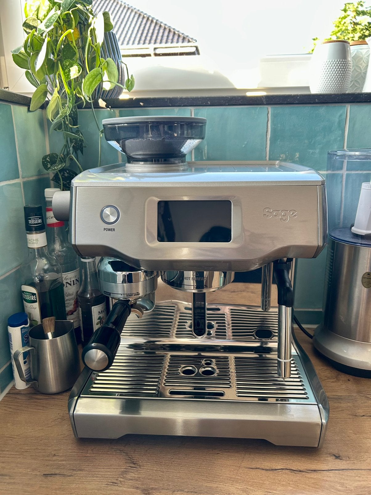 Sage Oracle Touch Dual Boiler inkl Accessoires, Witgoed en Apparatuur, Espresso apparaat, 10 kopjes of meer, Zo goed als nieuw