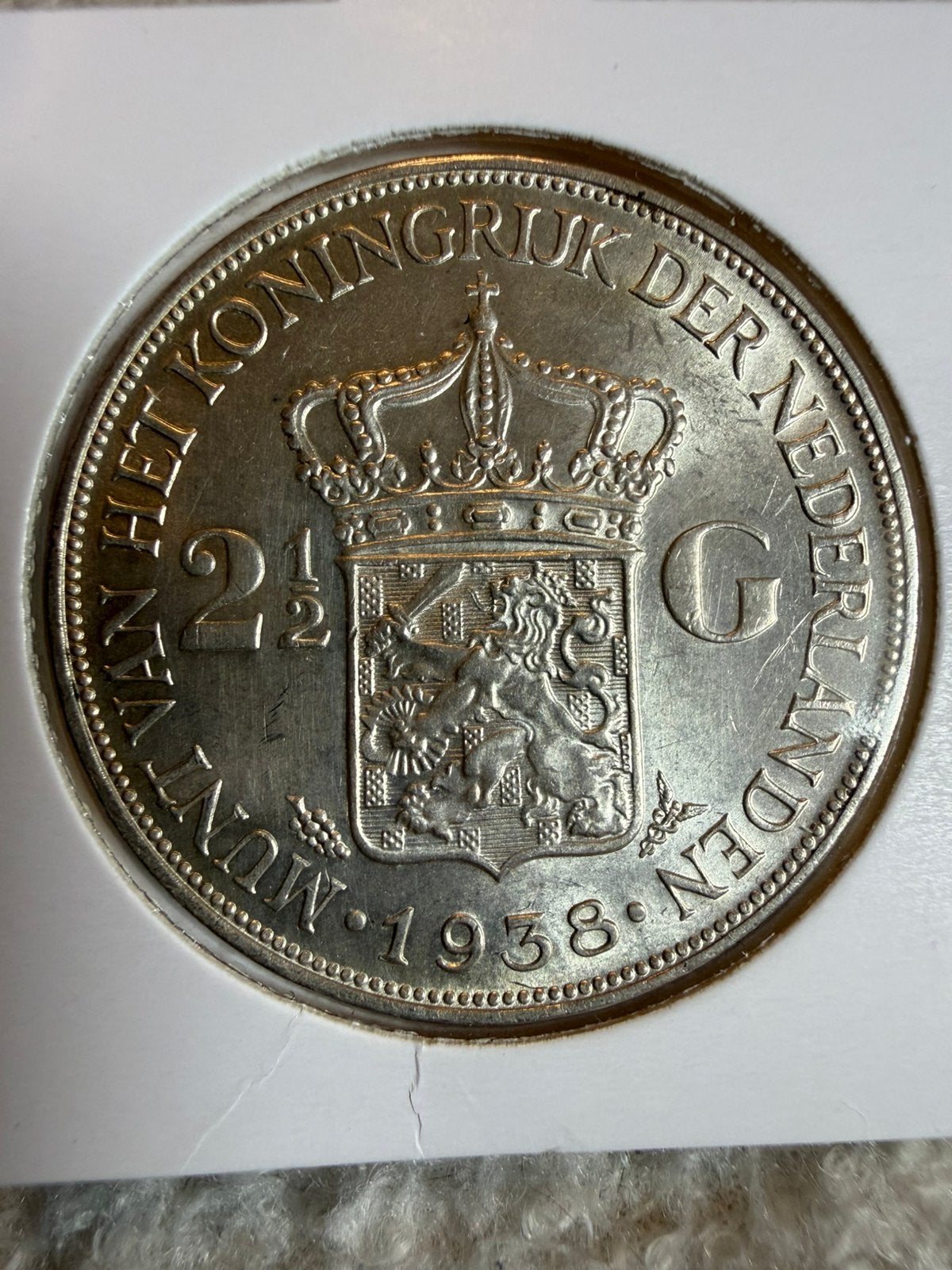 Rijksdaalder 1938 Wilhelmina, Postzegels en Munten, Zilver, Ophalen of Verzenden, Koningin Wilhelmina, Losse munt