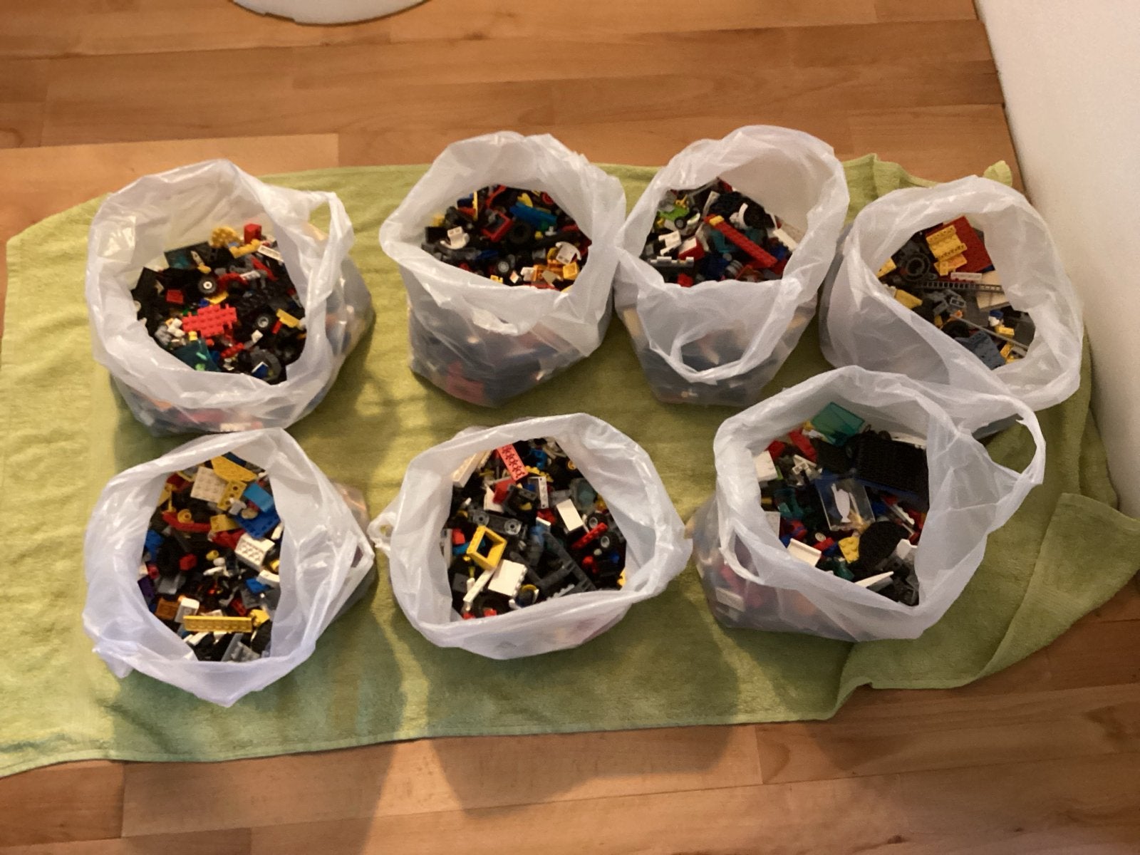 LEGO onderdelen per kilo - diverse kleuren en vormen, Ophalen of Verzenden, Gebruikt, Overige merken