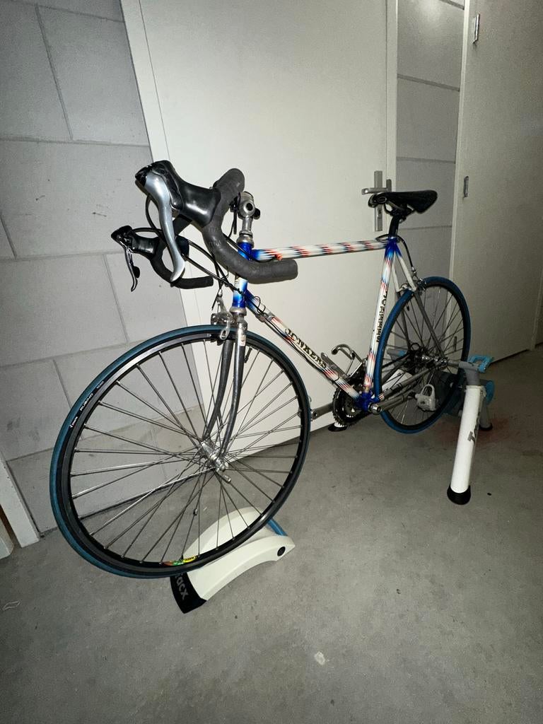 Jonkers racefiets met Tacx systeem, 28 inch, Gebruikt, Heren, 57 tot 61 cm