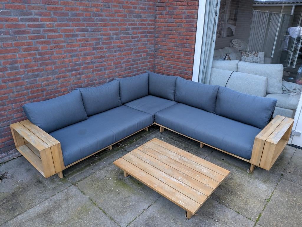 Moderne Japandi Stijl Tuinset / Lounge, Ophalen, 5 zitplaatsen, Gebruikt, Loungeset