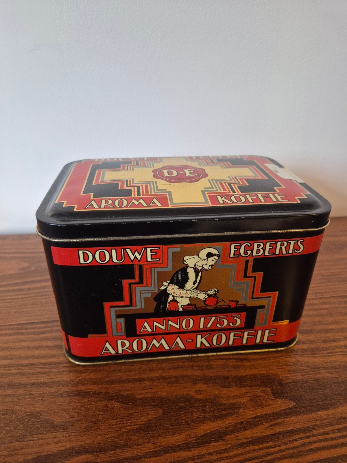 Vintage Douwe Egberts Aroma Koffie Blik Anno 1753, Ophalen of Verzenden