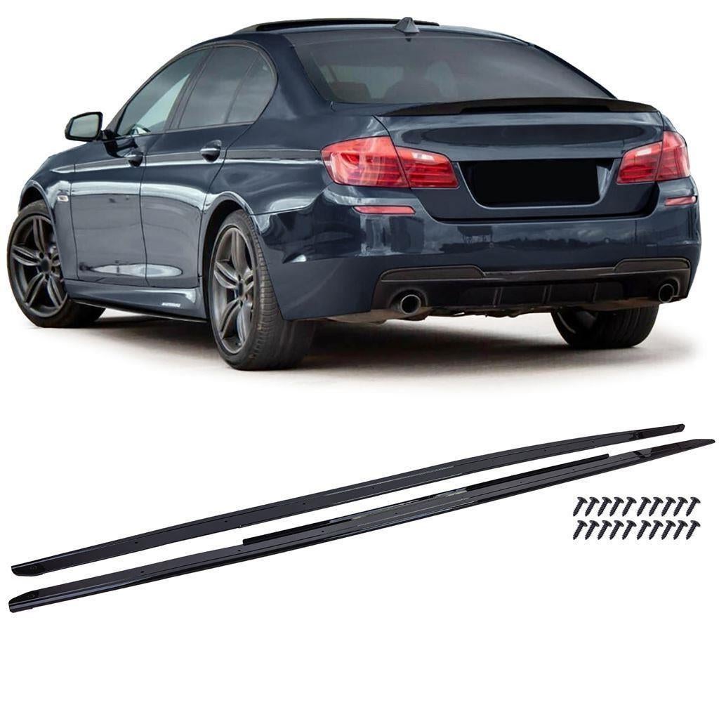 Side Skirts glans Zwart Sideskirts Voor Bmw 5 Serie F10 F11, Verzenden, Automotive Parts, A.parts@hotmail.nl, Trasmolenlaan 12 3447 GZ Woerden