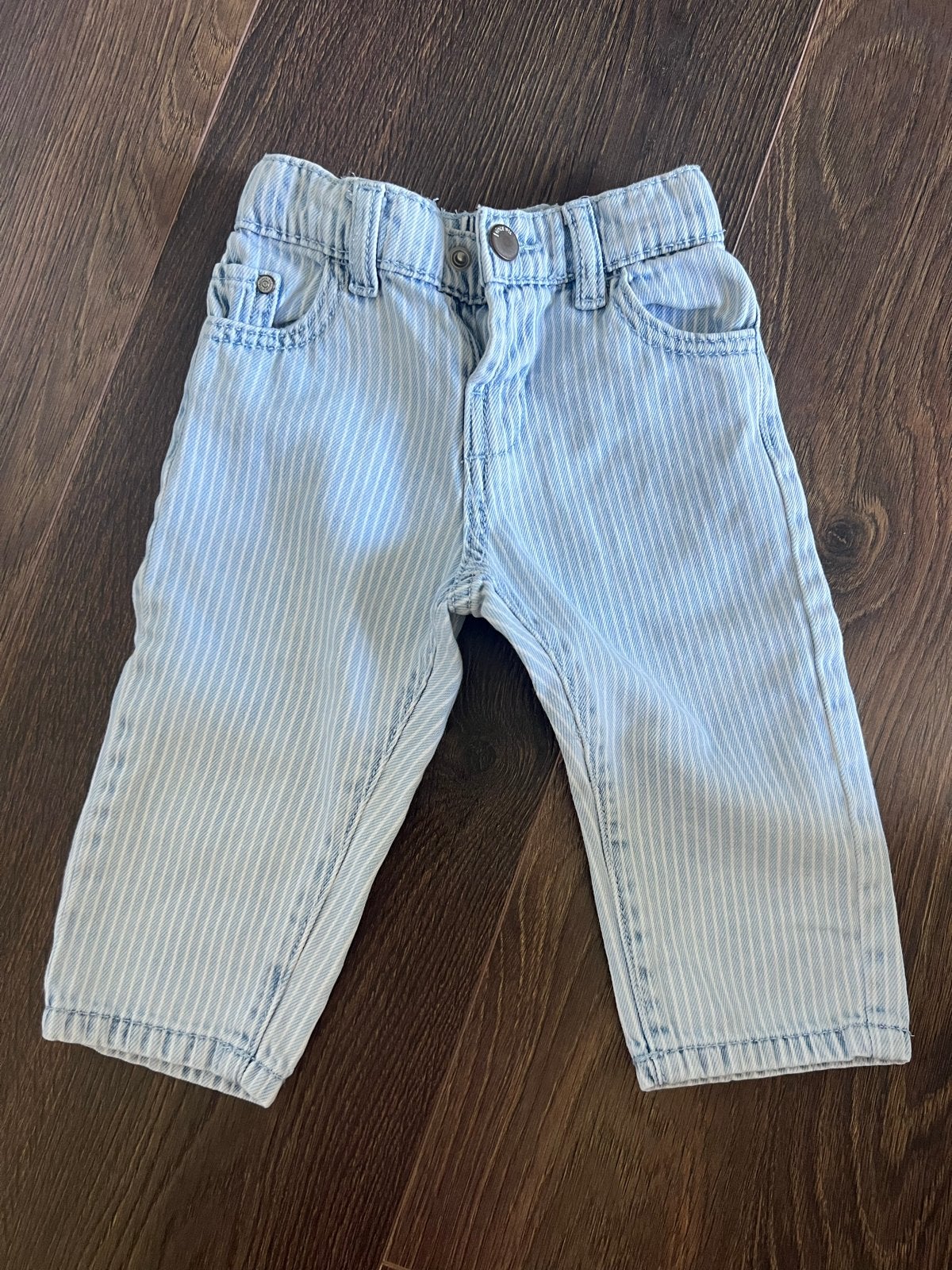 Baby jeans HEMA maat 74, Ophalen of Verzenden, Zo goed als nieuw, Jongetje of Meisje, Broekje